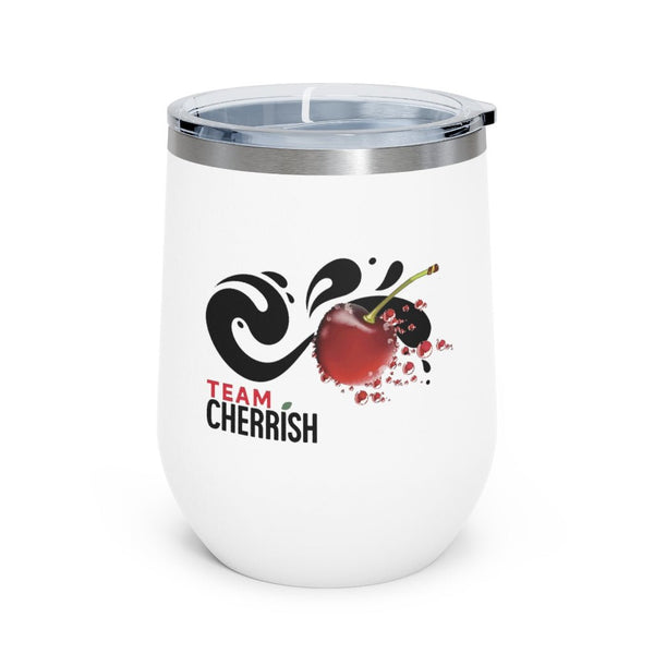 TEAM CHERRiSH 12oz Insulated Wine Tumbler - Cherrish Your Health