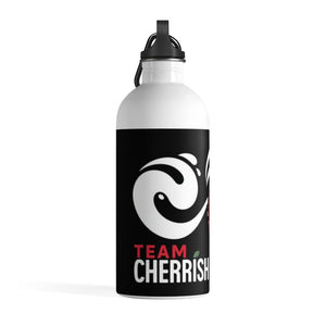 TEAM CHERRiSH Black Stainless Steel Water Bottle - Cherrish Your Health