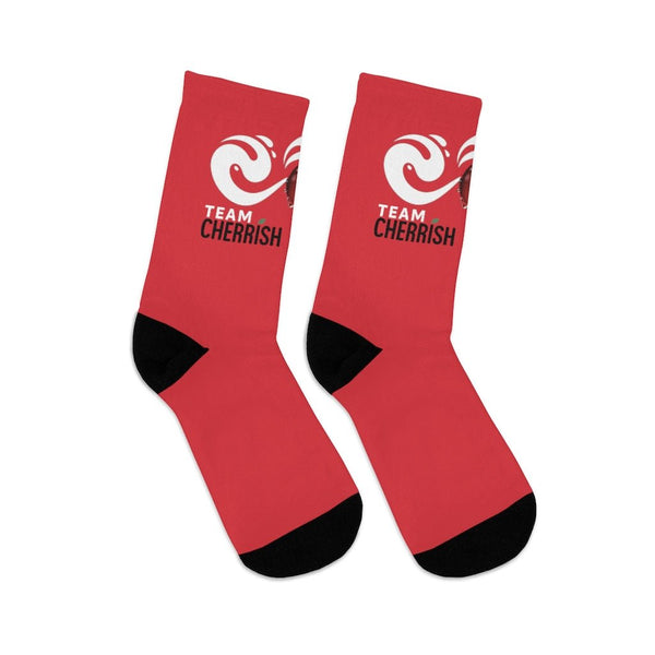TEAM CHERRiSH Red Socks - Cherrish Your Health