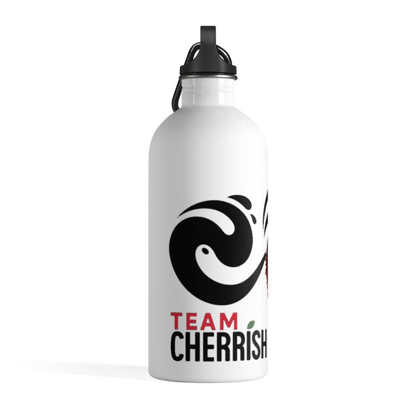 TEAM CHERRiSH White Stainless Steel Water Bottle - Cherrish Your Health