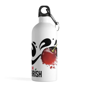 TEAM CHERRiSH White Stainless Steel Water Bottle - Cherrish Your Health